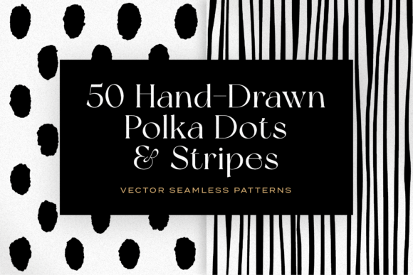 Download 50 Hand-Drawn Dots and Stripes - Dots Collection