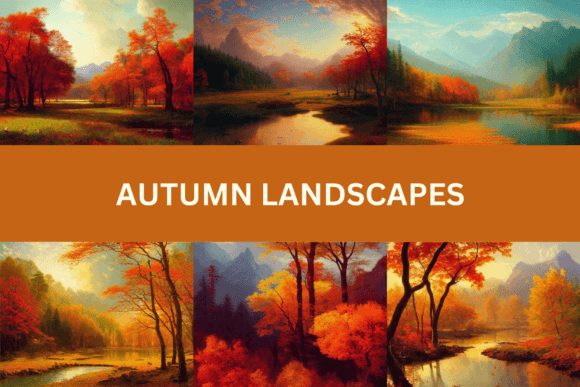 Download Autumn Landscapes - Set of 20 - Set of 20 Collection