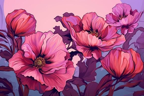 Download Botanical Textures Floral Poppy Nature - Botanical textures Collection